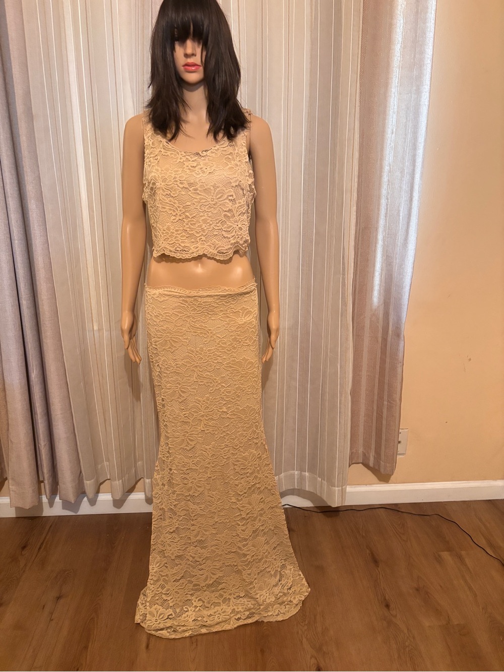 Lace Skirt and Crop Set - Windsor